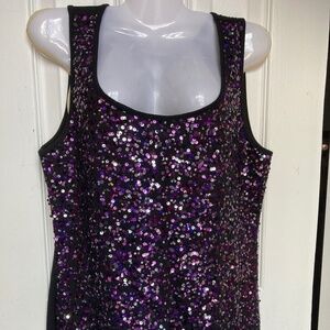 Y2K-Jessica Sequins tank size m-(10-12-)